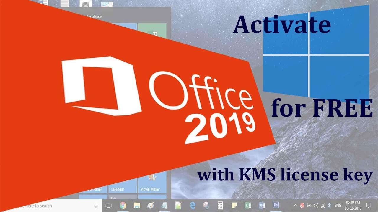 how to install office 2019 kms